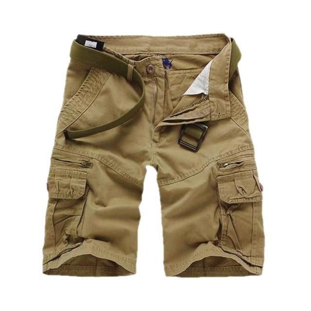 Sierra   Khaki Utility Shorts