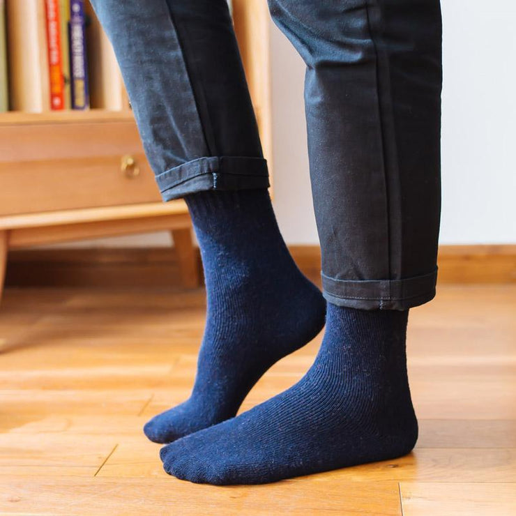 Sierra  Leopard Seal Cashmere Wool Socks