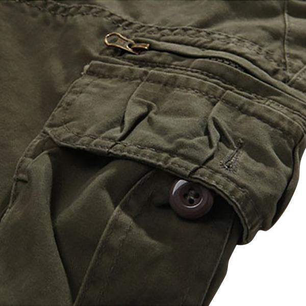 Sierra   Army Green Utility Shorts